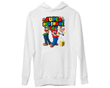 Red Nose Day Super Mario Hoodie Luigi Princess School Event Gamer Gift