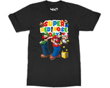 Super Mario Red Nose Day 2026 T-shirt Gamer Parents Kids Costume Top