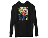 Red Nose Day Super Mario Hoodie Luigi Princess School Event Gamer Gift
