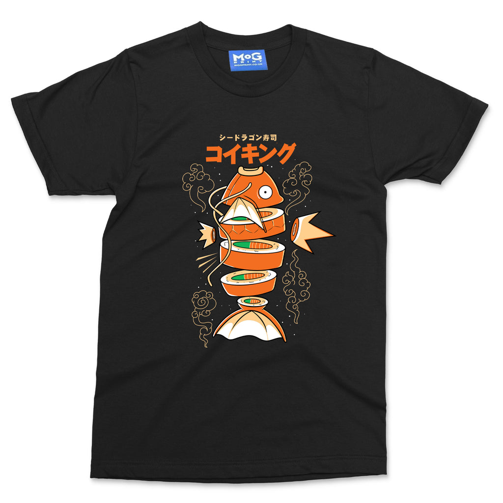 Casual T-Shirt Sampei Pescatore Sanpei Kyoshin Fish Manga Cartoon