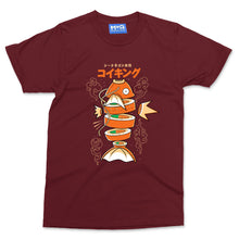Sushi Carp Anime Fish T-shirt Funny Japanese Fish Sushi Food Lover Tourist Gift