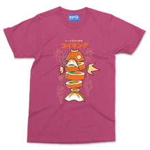 Sushi Carp Anime Fish T-shirt Funny Japanese Fish Sushi Food Lover Tourist Gift