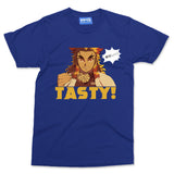 Funny Demon Slayer Rengoku T-shirt TASTY ANIME Japanese Food Manga Lover