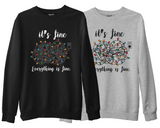Funny Inside Out Sweatshirt Christmas Anxiety Character Top Xmas Gifts