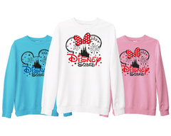 Disney Squad Jumper Minnie Mickey Mouse Disneyland Sweatshirt Paris Disneyworld Family Holiday