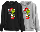 Funny Grinch Christmas Hoodie Grinchmas Cheer Up Dude Hoody Xmas Party Gifts