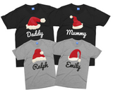 Custom Name Christmas Family T-shirt, Matching Group Tee Personalised Xmas Gifts