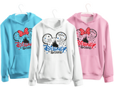 Disney Squad Disneyland Hoodie Mickey & Minnie Disneyworld Paris Family Holiday Vacation Jumper