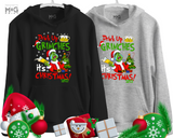 Drink Up Grinches Christmas Hoodie, Unisex Xmas Sweatshirt, Grinchmas Jumper