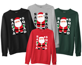 Santa Squad Sweatshirt, Christmas Eve Party Cute Family Matching Group Sweater