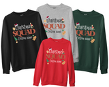 Family Matching Christmas Sweatshirt, Unisex Xmas Upper, Santa Squad Jumpers