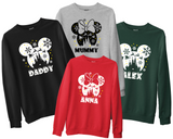 Minnie Xmas Sweatshirt Family Custom Jumper Christmas Gift for Men Women Kids