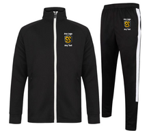 Custom Logo Tracksuit Personalised Matching Full Set Track Top & Bottoms - Adult Size