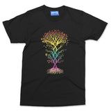 DNA Tree of Life T-shirt Spiritual Art Psychedelic Chakra Meditation Zen Gift