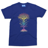 DNA Tree of Life T-shirt Spiritual Art Psychedelic Chakra Meditation Zen Gift