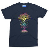 DNA Tree of Life T-shirt Spiritual Art Psychedelic Chakra Meditation Zen Gift