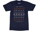 Merry Christmas And A Happy New Year T-shirt, Xmas Tee for Men Women and Kids