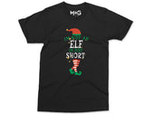 Christmas Slogan T-shirt, Unisex Xmas Tee, Funny Elf Hat and Legs Holiday Top