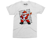 Christmas Dabbing Santa T-shirt Funny Dancing Dab Cheer Shirt Xmas Party Gifts