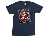 Christmas Dabbing Santa T-shirt Funny Dancing Dab Cheer Shirt Xmas Party Gifts