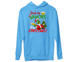 Drink Up Grinches Christmas Hoodie, Unisex Xmas Sweatshirt, Grinchmas Jumper