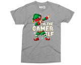 Funny Dabbing Elf T-shirt, Christmas Party Group Matching Tee For Video Gamers