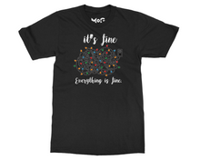 Disney Anxiety Christmas T-shirt | Funny Inside Out Top Xmas Lights Tee