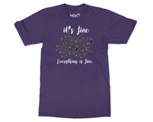 Disney Anxiety Christmas T-shirt | Funny Inside Out Top Xmas Lights Tee