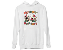 Mickey & Minnie Happy Holidays Hoodie | Christmas Disney Hoody Xmas Gift