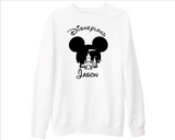 Disneyland Jumper Personalised Name Family Holiday Custom Disney Gifts Mickey Minnie Mouse Design Kids Adult