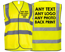 Custom Logo Hi-vis Vest Reflective High Visibility Safety Jacket