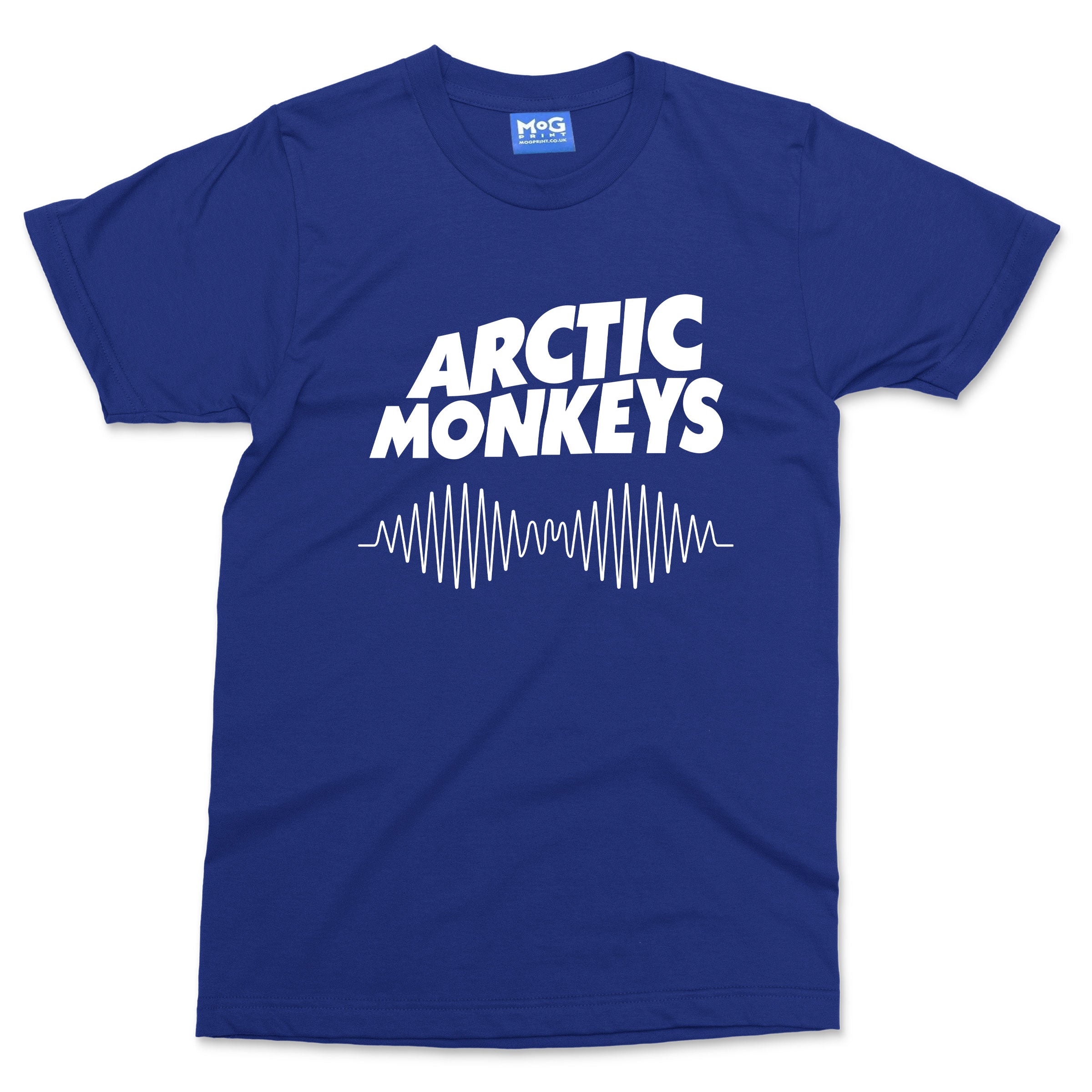 Retro Arctic Monkey Logo T shirt Rock Band Music Festival Concert Gift Mog Print