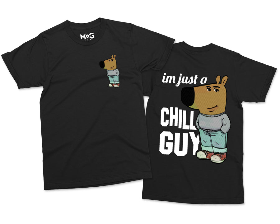 I'm Just A Chill Guy T-shirt Funny Internet Viral Meme Dog Tee Shirt for Him
