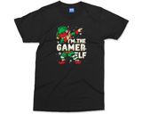 Funny Dabbing Elf T-shirt, Christmas Party Group Matching Tee For Video Gamers