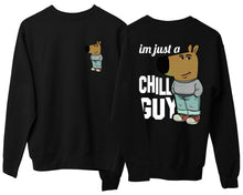 I'm Just A Chill Guy Sweatshirt Funny Viral Meme Dog Crewneck Pullover
