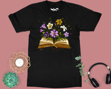 Wildflowers Books T-shirt World Book Day Reading Week Librarian Gift Tee