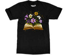 Wildflowers Books T-shirt World Book Day Reading Week Librarian Gift Tee
