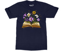 Wildflowers Books T-shirt World Book Day Reading Week Librarian Gift Tee
