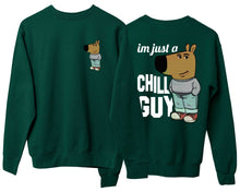 I'm Just A Chill Guy Sweatshirt Funny Viral Meme Dog Crewneck Pullover