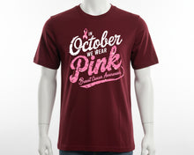 October Pink Ribbon Breast Cancer Awareness Top Community Support T-shirt