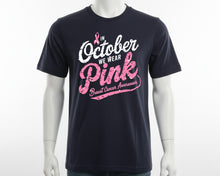 October Pink Ribbon Breast Cancer Awareness Top Community Support T-shirt