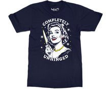 Completely Unhinged T-shirt Funny Housewife with Knife Meme Gift Tee