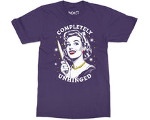 Completely Unhinged T-shirt Funny Housewife with Knife Meme Gift Tee