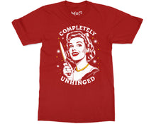 Completely Unhinged T-shirt Funny Housewife with Knife Meme Gift Tee