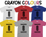 Crayon T-Shirt World Book Day Costume Fancy Dress Tee New Kids Book Day Crayola Crayons Drawing TShirt Crayon Fancy Dress Costume Tee Top UK