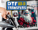 Personalised Christmas Text Photo Custom DTF Iron On Heat Transfers