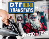 Personalised Christmas Text Photo Custom DTF Iron On Heat Transfers