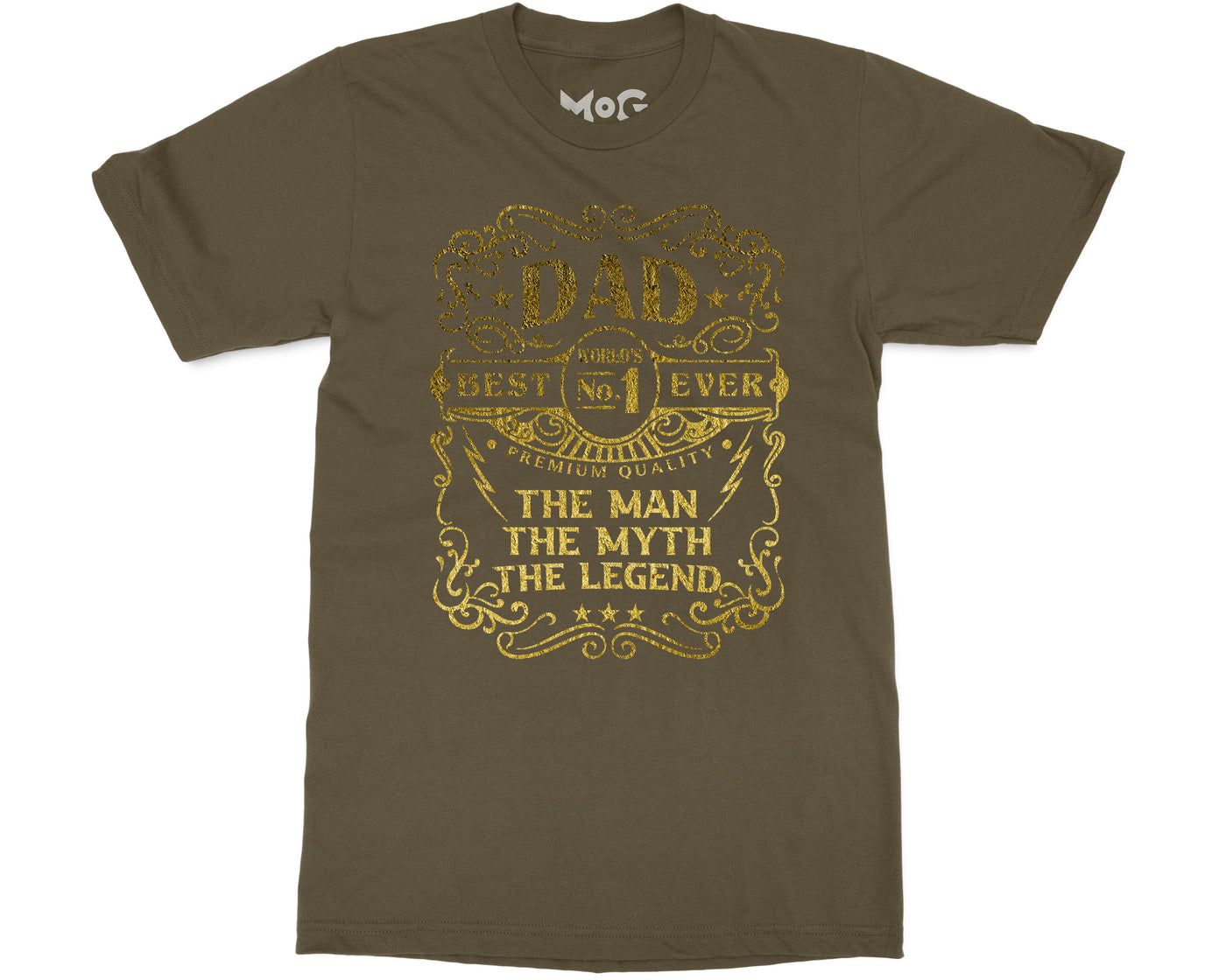 Best Dad Ever T-shirt Man Myth Legend Tee Father's Day Birthday Gifts