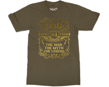 Best Dad Ever T-shirt Man Myth Legend Tee Father's Day Birthday Gifts