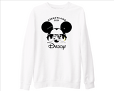 Custom Disneyland Sweatshirt Personalised Name Mickey Minnie Mouse Disney Paris Holiday Matching Jumpers